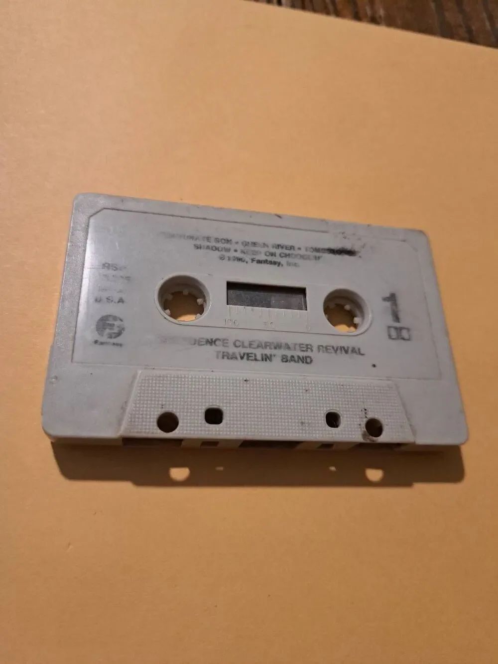 Vintage 1990 CCR Traveling Band Cassette Fantasy Records Classic Rock Creedence